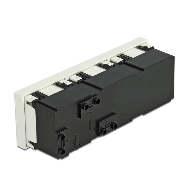DeLOCK 81424 stikkontakt CEE 7/3 Hvid