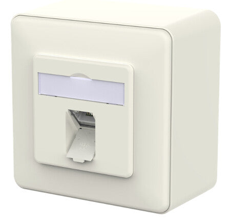 METZ CONNECT 130E370002-I stikkontakt RJ-45 Hvid
