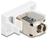 DeLOCK 90904 stikkontakt RJ-45 Sølv, Hvid