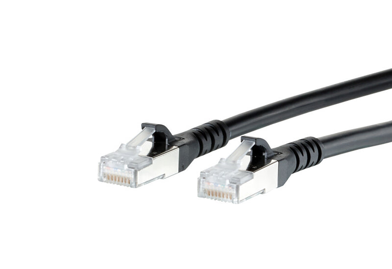 METZ CONNECT Cat.6A netværkskabel Sort 0,5 m Cat6a S/FTP (S-STP)