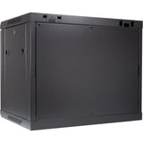 Inter-Tech SMA-6409 9U Vægmonteret stativ Sort