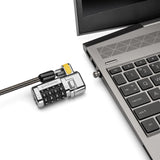 Kensington ClickSafe 3-i-1 kombinationslås til bærbar computer