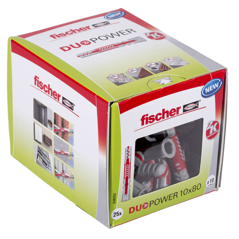 Fischer DUOPOWER 10 x 80 25 stk 80 mm