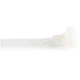 StarTech.com CBMZTRB10 kabelsamler Udløselig kabelbinder Nylon, Plast Hvid 100 stk