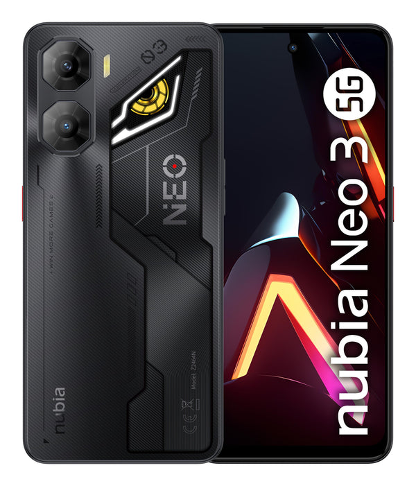 Nubia Neo 3 5G 17,3 cm (6.8") Hybrid Dual SIM USB Type-C 8 GB 256 GB 6000 mAh Sort