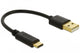 DeLOCK 80954 USB-kabel 0,15 m USB A USB C Sort
