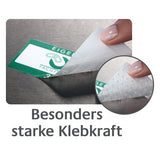 Avery L6107-20 selvklæbende etiket Afrundet rektangel Permanent Gul 240 stk