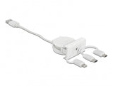 DeLOCK 81375 USB-kabel USB 2.0 0,5 m USB A USB C 0,48 Gbit/sek. Hvid
