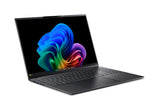 Acer Swift Go 16 AI SFG16-I71-955P Copilot+ PC Intel Core Ultra 9 386H Laptop 40,6 cm (16") WUXGA 16 GB LPDDR5x-SDRAM 512 GB SSD Wi-Fi 7 (802.11be) Windows 11 Home Grå QWERTZ Tysk