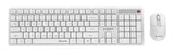 Gembird KBS-WMS-01-W tastatur Mus inkluderet Kontor RF trådløst QWERTY US International Hvid