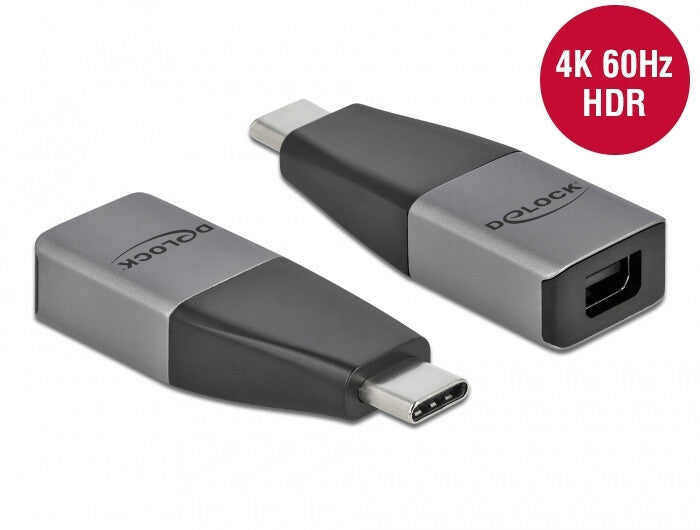 DeLOCK 64121 USB grafisk adapter 4096 x 2160 pixel Grå