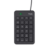 Trust 22221 numerisk tastatur Laptop/PC USB Sort