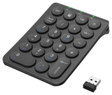 Deltaco TB-125 numerisk tastatur Laptop/PC RF trådløst Sort