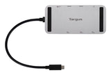 Targus DOCK429GL dockingstation Ledningsført USB4 Sølv