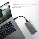 Axagon EEM2-SG2 drevkabinet SSD kabinet Grå M.2