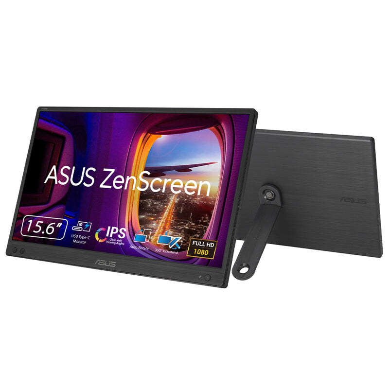 ASUS ZenScreen MB166CR computerskærm 39,6 cm (15.6") 1920 x 1080 pixel Fuld HD LCD Sort