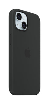 Apple Silikone-etui med MagSafe til iPhone 15 – sort