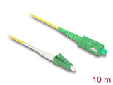 DeLOCK 83876 InfiniBand og fiberoptisk kabel 10 m LC SC LC/SC Gul
