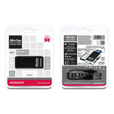 Axagon CRE-X1 kortlæser USB 2.0 Sort, Hvid