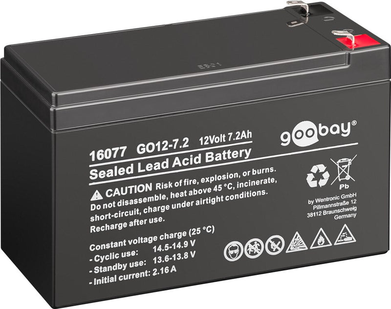 Goobay 16077 UPS batteri Blybatterier (VRLA) 12 V