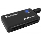Defender Картридер OPTIMUS USB 2.0, универс. черный kortlæser Intern Sort