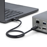 StarTech.com TBLT5MM1M240W Thunderbolt kabel 1 m 80 Gbit/sek. Sort