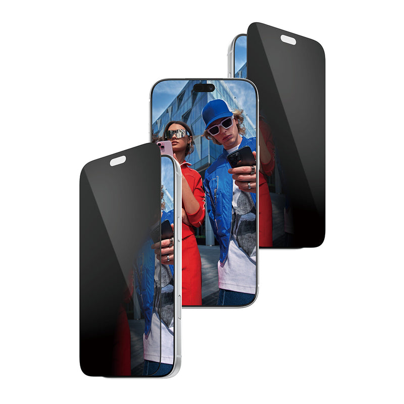 PanzerGlass ® 2-Way Privacy Skærmbeskyttelse iPhone 18 Pro Max | Ultra-Wide Fit m. EasyAligner