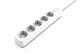 Inca IPW-44GB overspændingsbeskytter Hvid 5 AC stikkontakt(er) 230 V 1,5 m