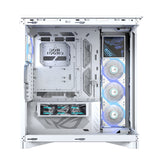 ASUS ROG CRONOX GR801 CURVE TG ARGB WHITE Midi Tower Hvid