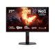 AOC G4 Q27G4SDR computerskærm 67,3 cm (26.5") 2560 x 1440 pixel Quad HD QD-OLED Sort, Rød