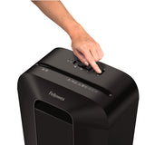 Fellowes Powershred LX41 papirmakulator Delvist makulering Sort
