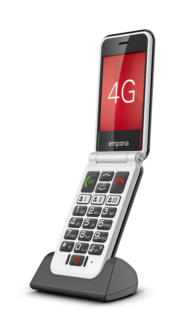 Emporia SIMPLICITYglam.4G 7,11 cm (2.8") 106 g Sort Senior telefon
