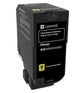 Lexmark 74C2SY0 tonerpatron 1 stk Original Gul