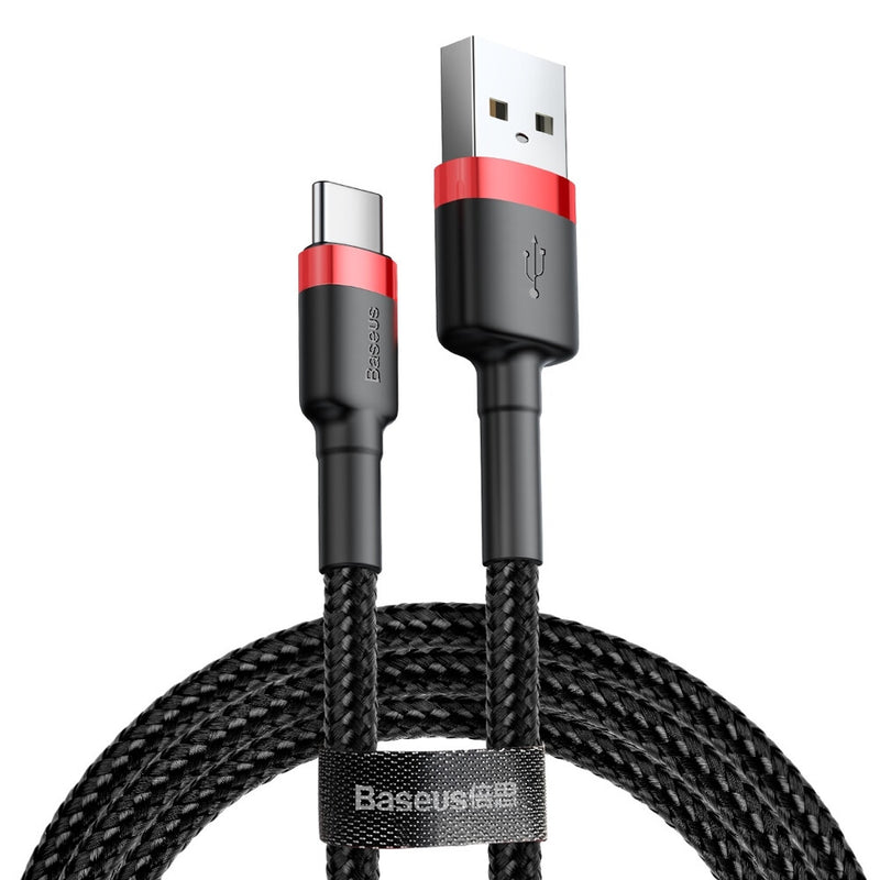 Baseus CATKLF-A91 USB-kabel 0,5 m USB A USB C Sort
