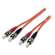EFB Elektronik ST/ST 50/125µ 2m InfiniBand og fiberoptisk kabel Sort, Orange, Rød
