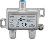 Goobay 51445 kabelsplitter eller -samler Kabelfordeler Sølv
