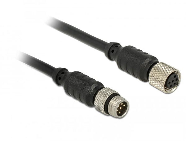 Navilock 62971 serielkabel Sort 1 m M8