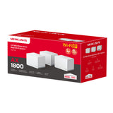 Mercusys Halo H70X (3-pack) Dual-band (2,4 GHz / 5 GHz) Wi-Fi 6 (802.11ax) Hvid Intern