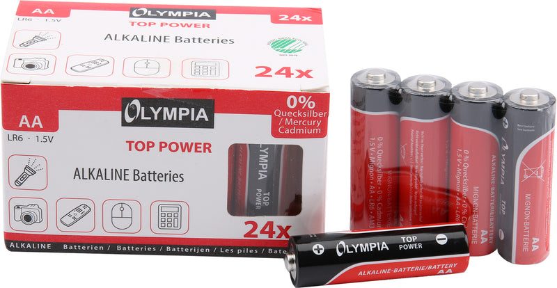 Olympia 40179 husholdningsbatteri AA Alkaline