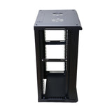 Extralink 18U 600X600 WALL-MOUNTED RACKMOUNT CABINET BLACK Vægmonteret stativ Sort
