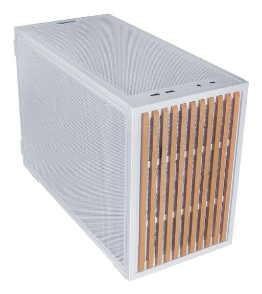 Lian Li B4-mATX Wood Mini Tower Hvid, Træ