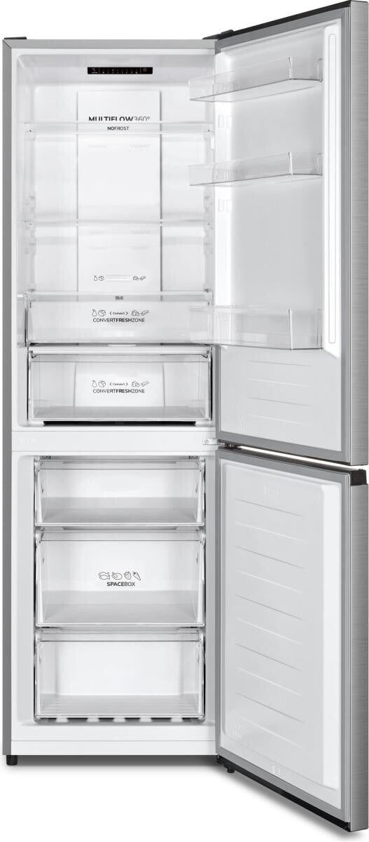Gorenje G600 Fritstående køle /fryseskab med Multiflow 360° til jævn køling på alle hylder og NoFrost Plus, der fjerner behovet for afrimning. Energiklasse A sikrer effektiv ydeevne og lavere energiforbrug i hverdagen.