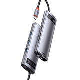 Baseus Metal Gleam USB 3.2 Gen 1 (3.1 Gen 1) Type-C Grå