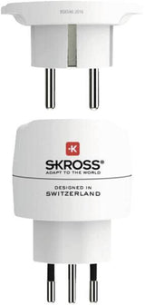 Skross 1.500273C-E strømstik adapter Hvid