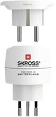 Skross 1.500273C-E strømstik adapter Hvid