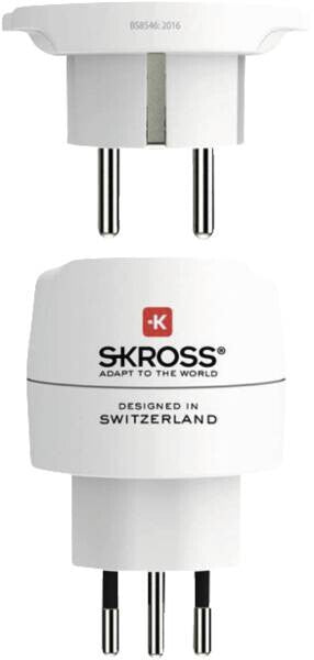 Skross 1.500273C-E strømstik adapter Hvid