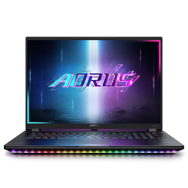 GIGABYTE AORUS MASTER 18 BYHC5DED65SP laptop Intel Core Ultra 9 275HX 45,7 cm (18") WQXGA 32 GB DDR5-SDRAM 2 TB SSD NVIDIA GeForce RTX 5080 Wi-Fi 7 (802.11be) Windows 11 Pro Tysk Sort