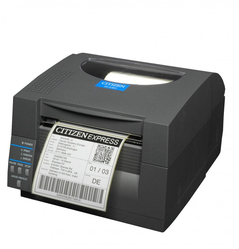 Citizen CL-S521II etiketprinter Direkte termisk 203 x 203 dpi 150 mm/sek. Ledningsført