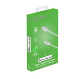 Celly USBLIGHTC2MWH Lightning kabel 2 m Hvid
