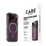PanzerGlass CARE™ by ® Urban Explorer Case Transparent m. Hvid Magsafe iPhone 18 Pro | 17 Pro